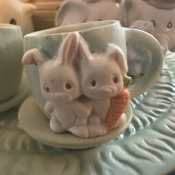 Precious Moments Enesco Collectible miniature tea set - Picture 2 of 11